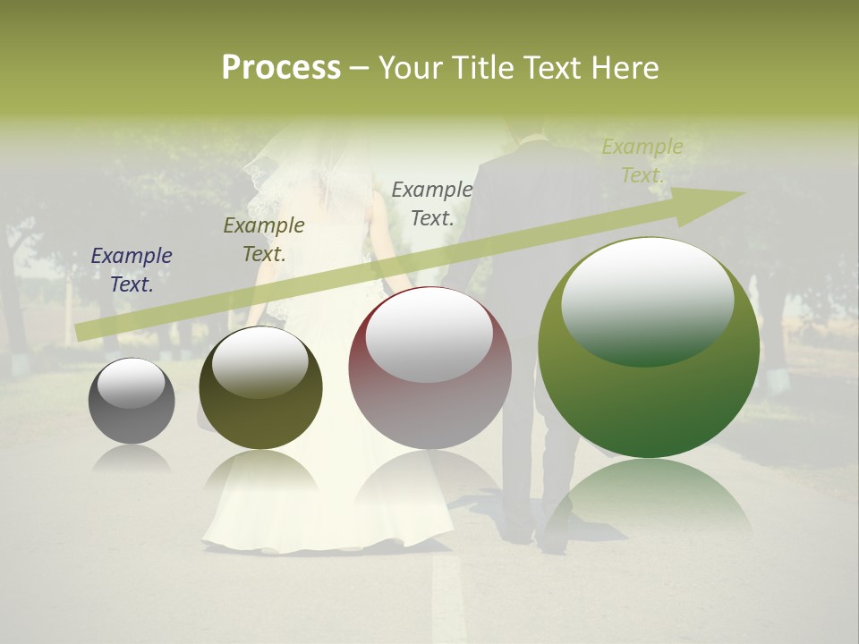 Men White Gown PowerPoint Template