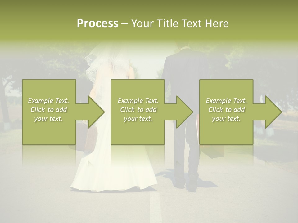 Men White Gown PowerPoint Template