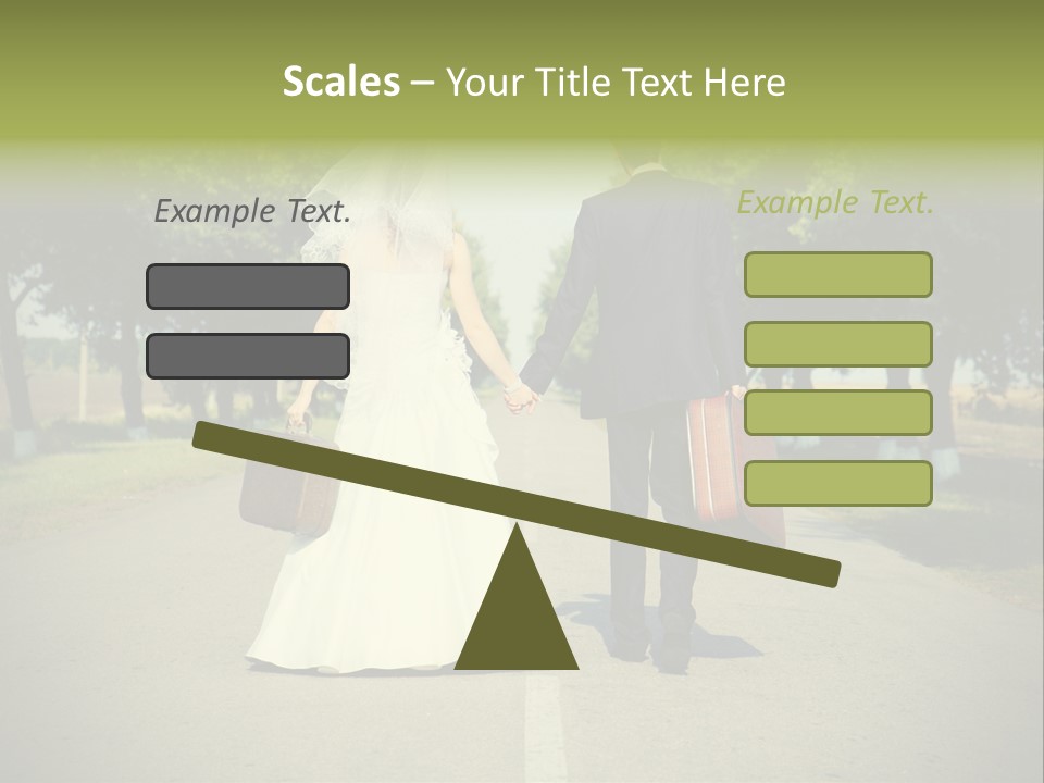 Men White Gown PowerPoint Template