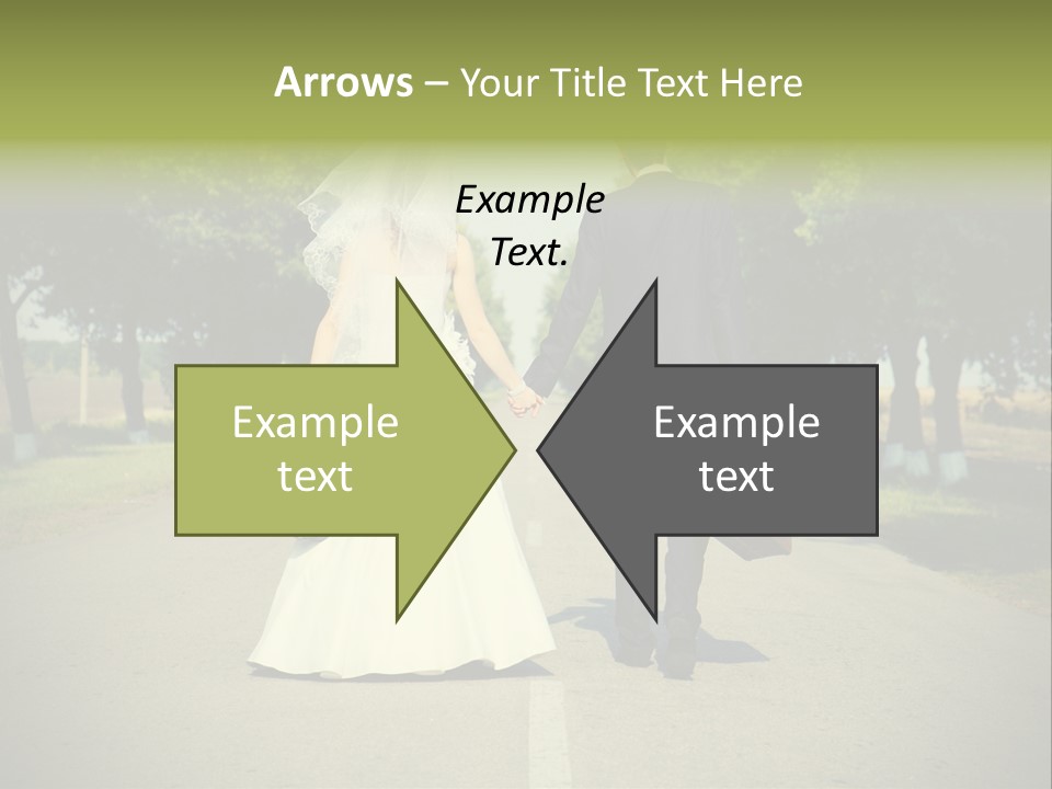 Men White Gown PowerPoint Template