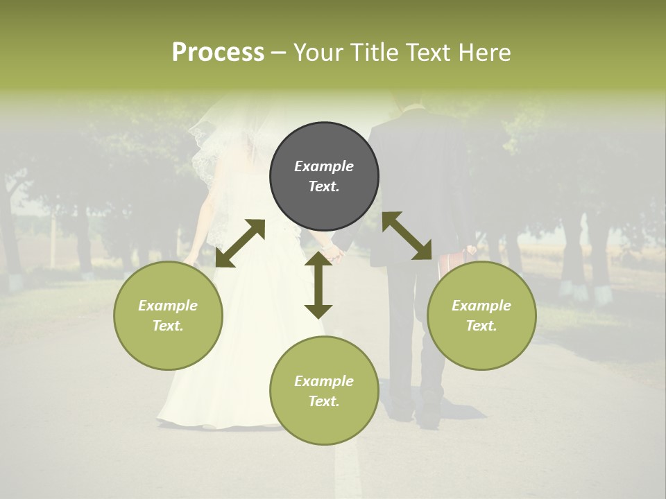 Men White Gown PowerPoint Template