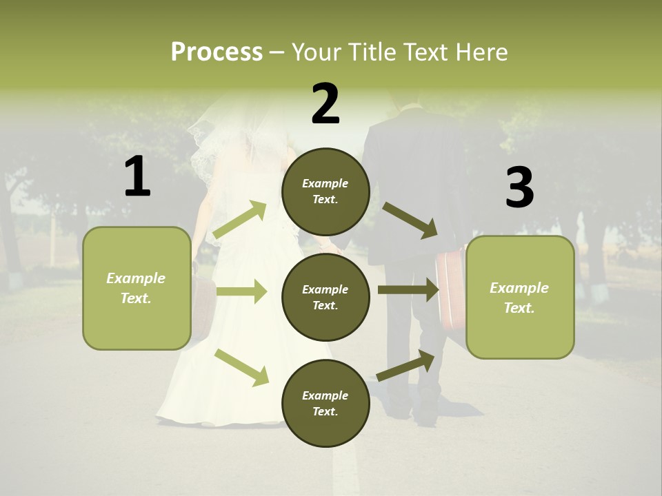 Men White Gown PowerPoint Template