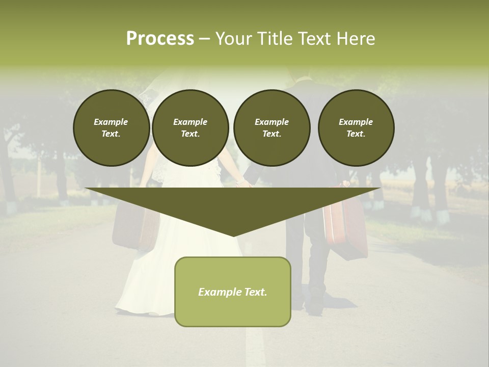 Men White Gown PowerPoint Template