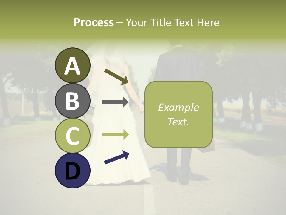 Men White Gown PowerPoint Template