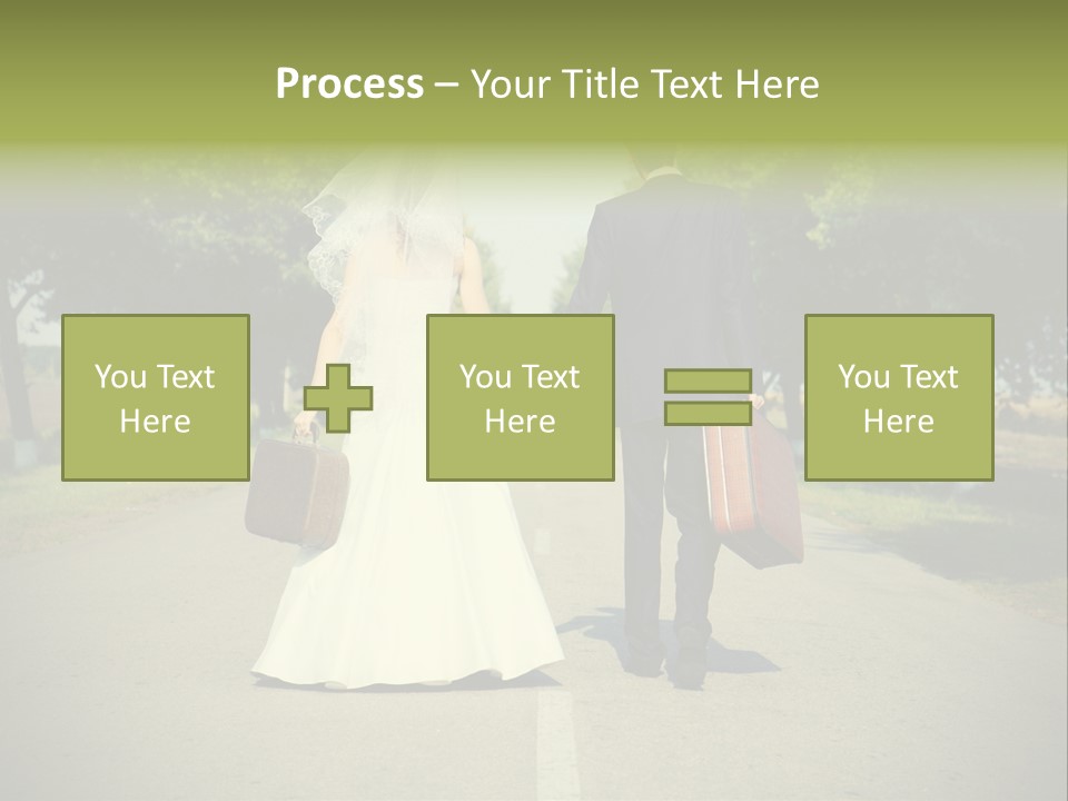 Men White Gown PowerPoint Template