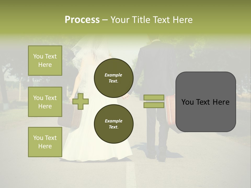 Men White Gown PowerPoint Template