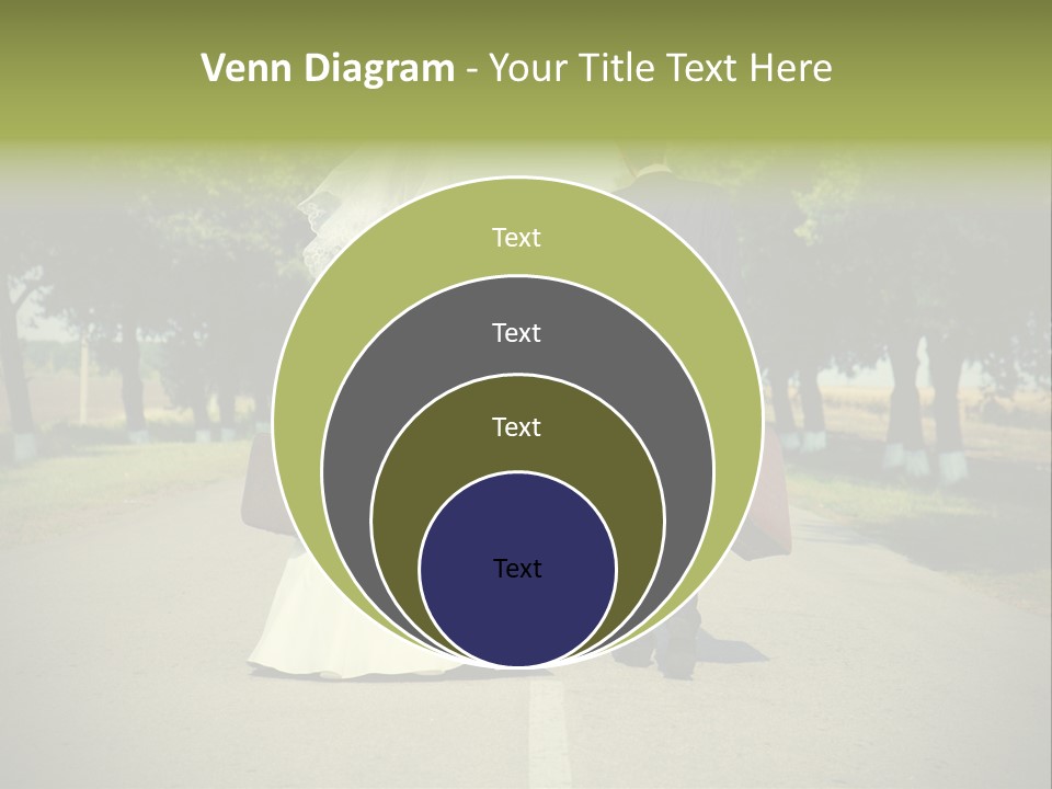 Men White Gown PowerPoint Template