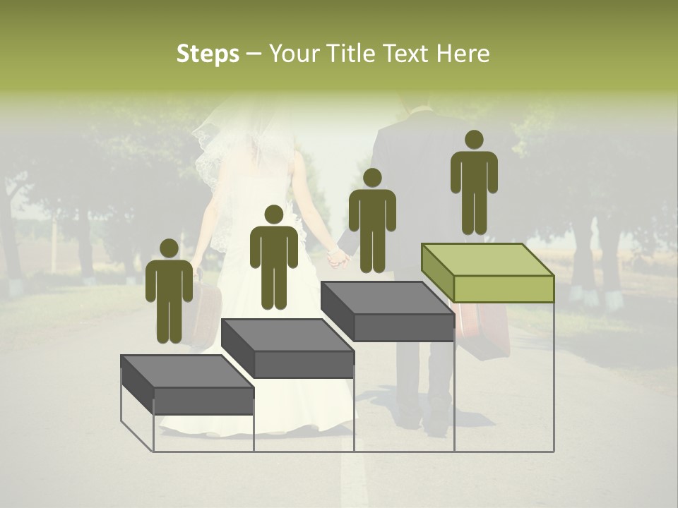 Men White Gown PowerPoint Template