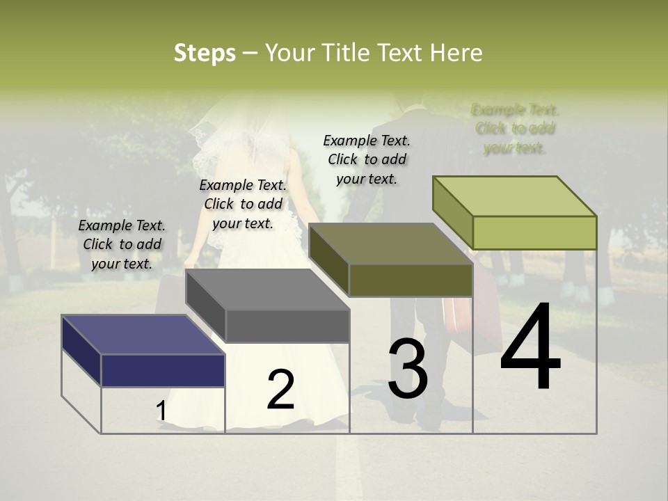 Men White Gown PowerPoint Template