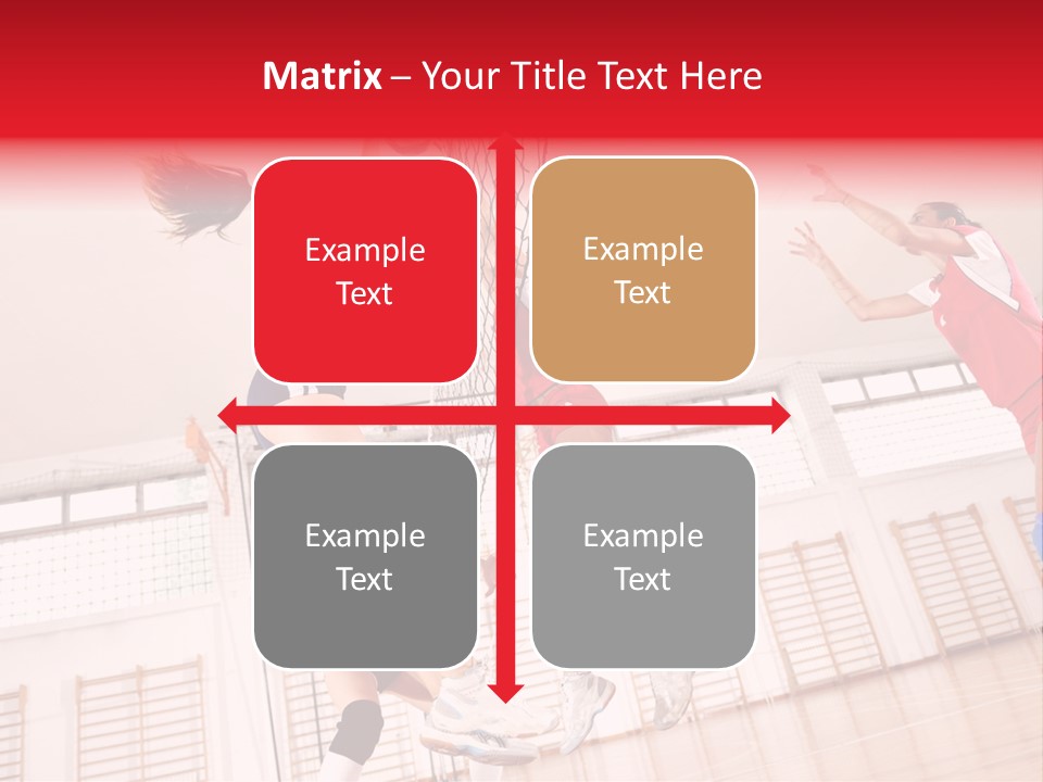 Gym Block Girl PowerPoint Template