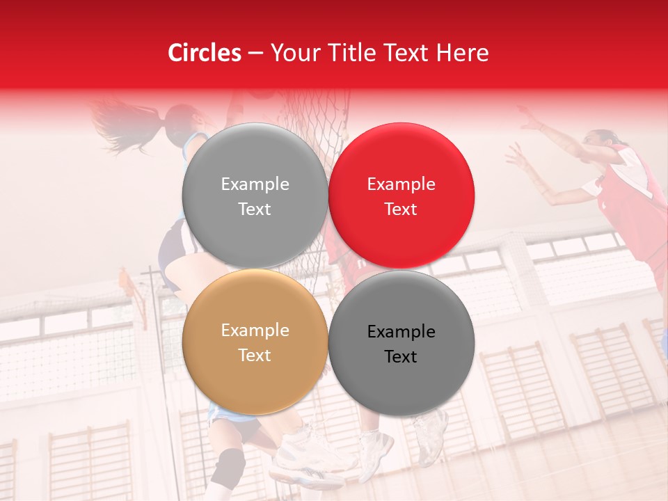 Gym Block Girl PowerPoint Template