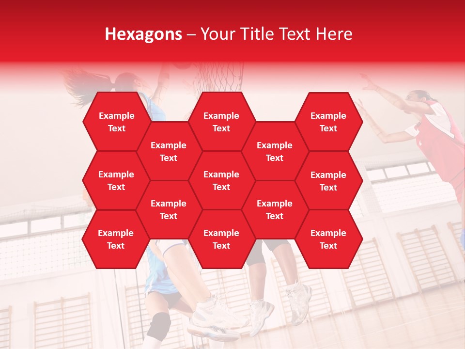 Gym Block Girl PowerPoint Template