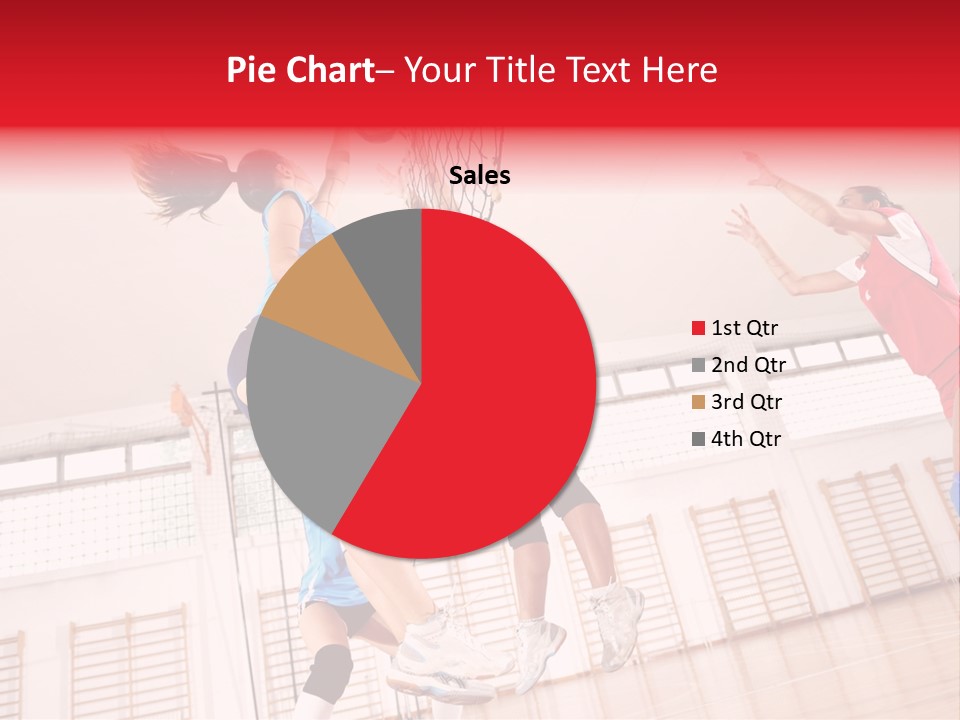 Gym Block Girl PowerPoint Template