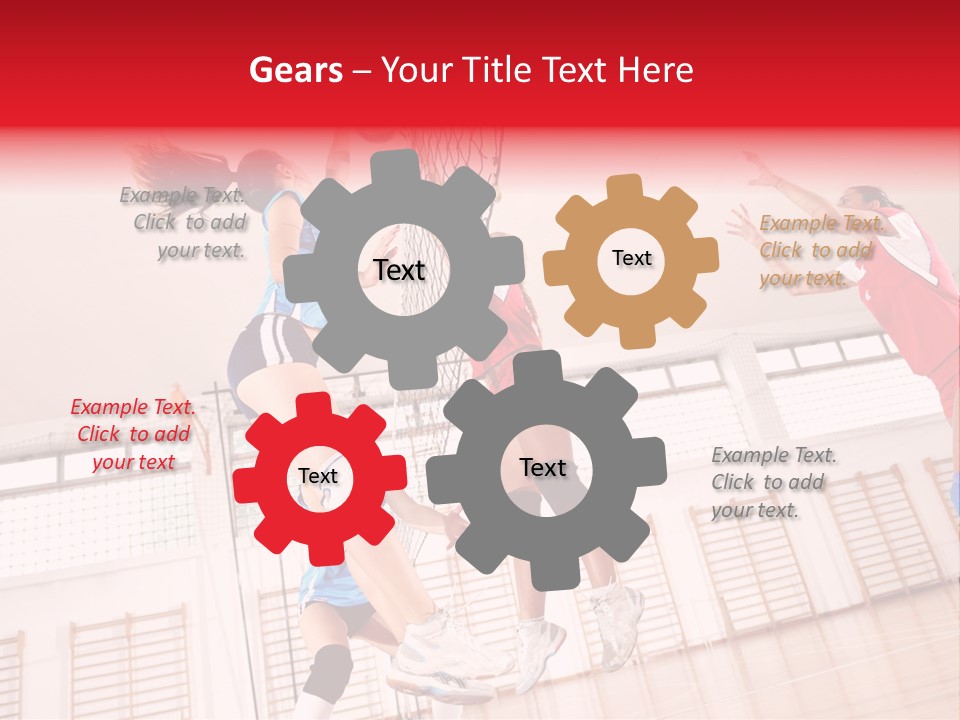 Gym Block Girl PowerPoint Template