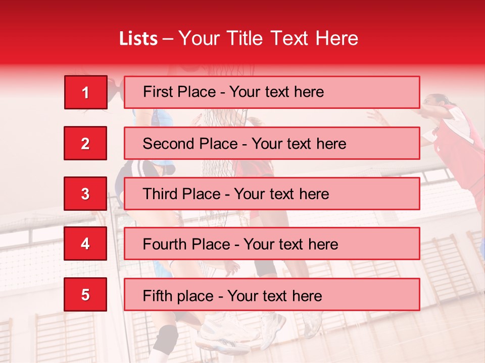 Gym Block Girl PowerPoint Template