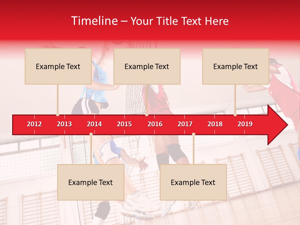 Gym Block Girl PowerPoint Template