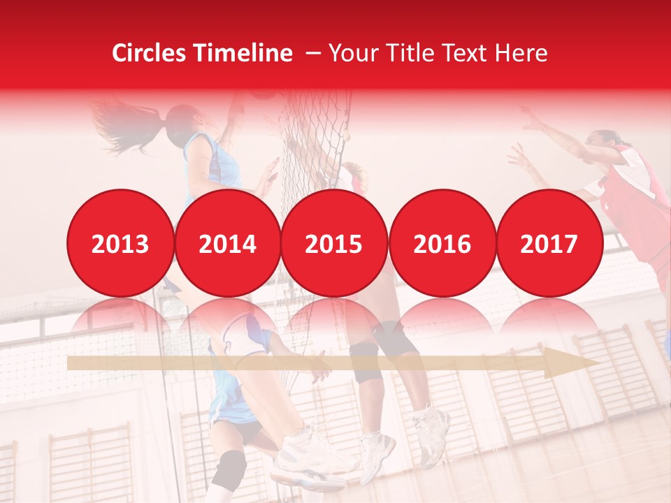 Gym Block Girl PowerPoint Template