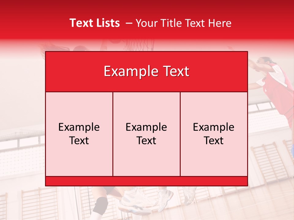 Gym Block Girl PowerPoint Template