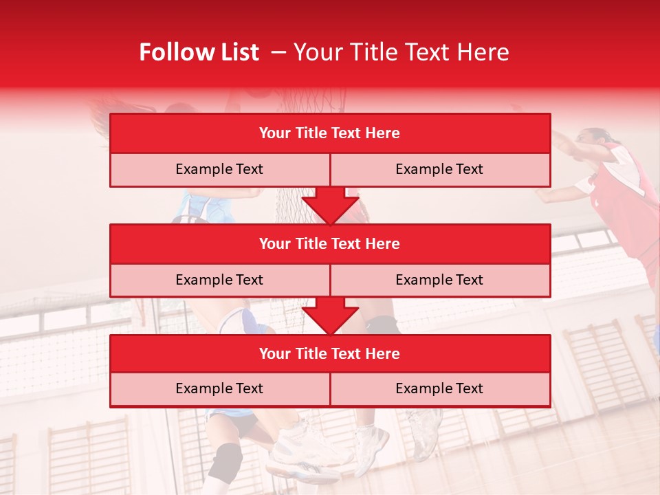 Gym Block Girl PowerPoint Template