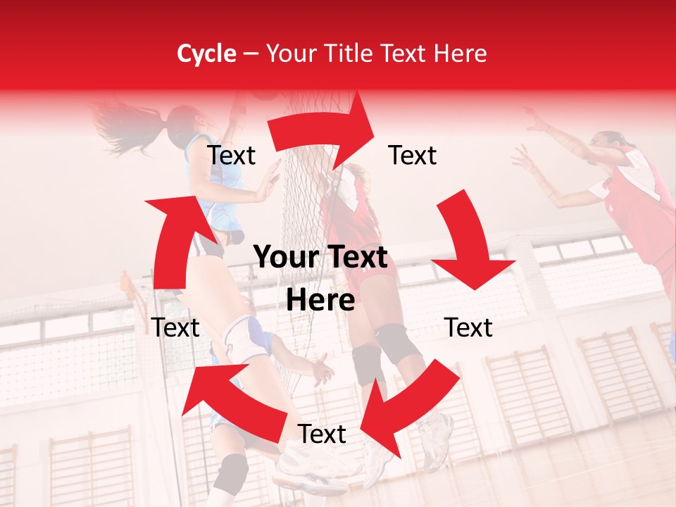 Gym Block Girl PowerPoint Template