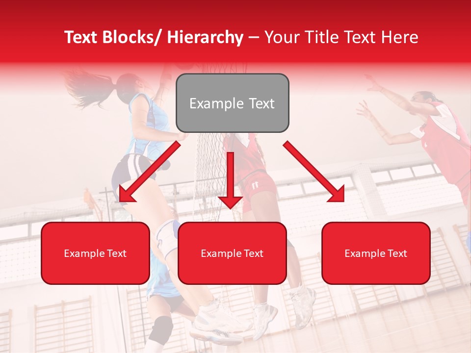 Gym Block Girl PowerPoint Template