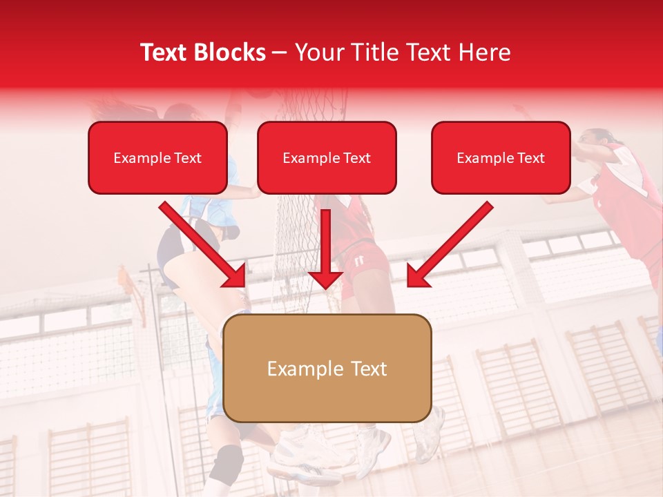 Gym Block Girl PowerPoint Template