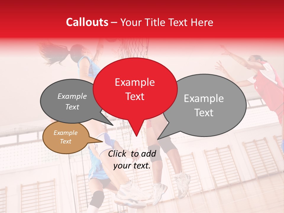 Gym Block Girl PowerPoint Template