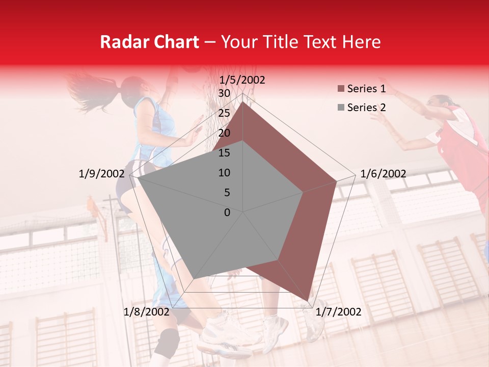 Gym Block Girl PowerPoint Template