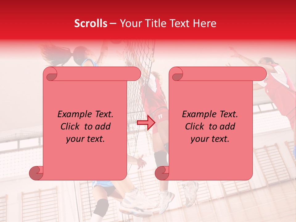 Gym Block Girl PowerPoint Template