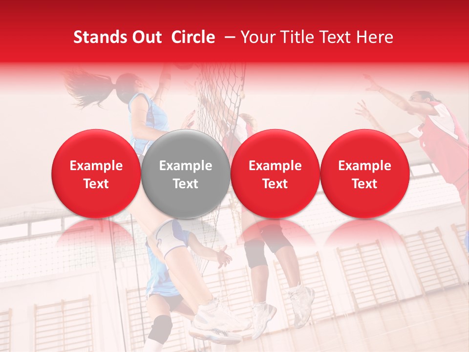 Gym Block Girl PowerPoint Template