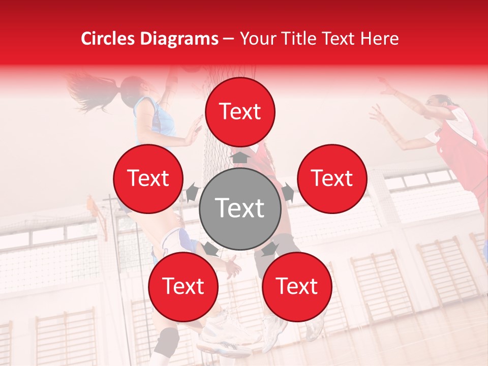 Gym Block Girl PowerPoint Template