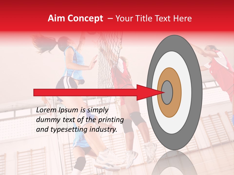 Gym Block Girl PowerPoint Template