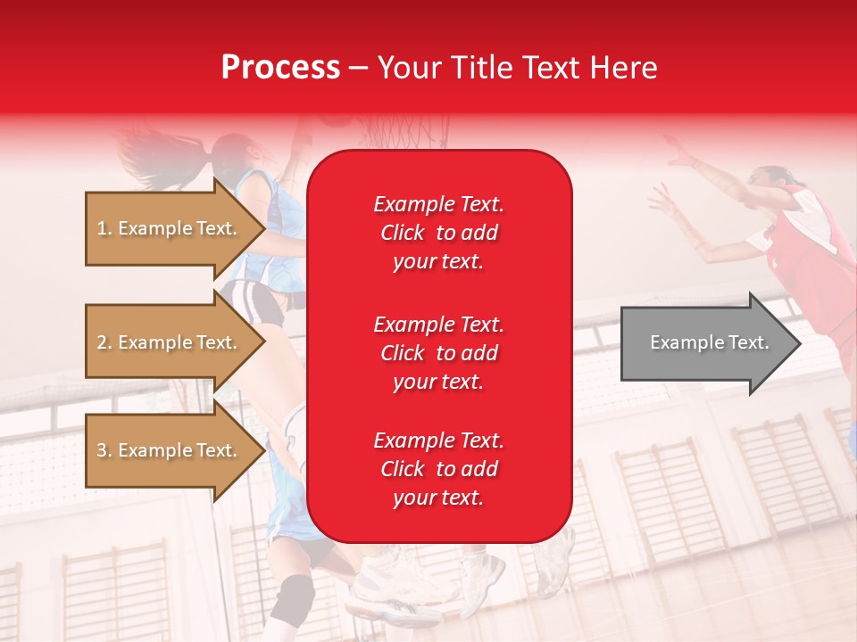 Gym Block Girl PowerPoint Template