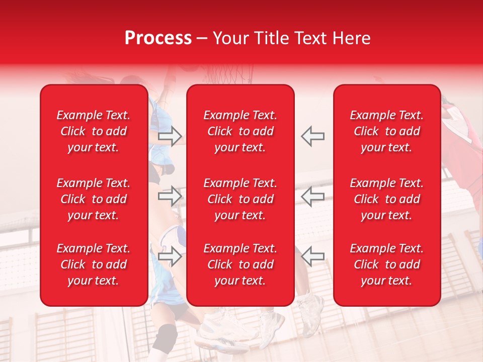 Gym Block Girl PowerPoint Template