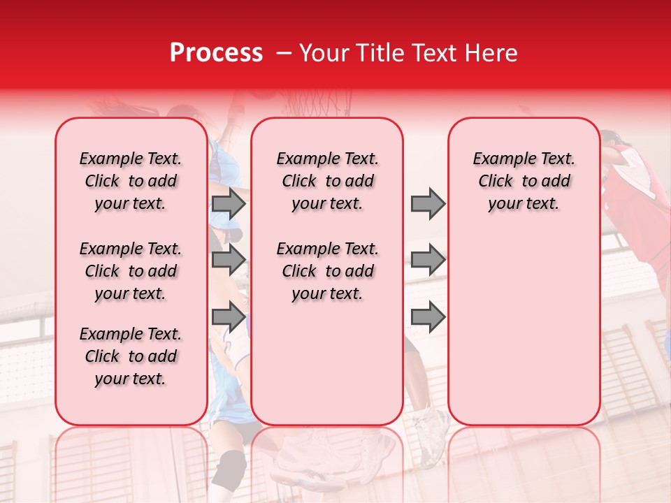 Gym Block Girl PowerPoint Template