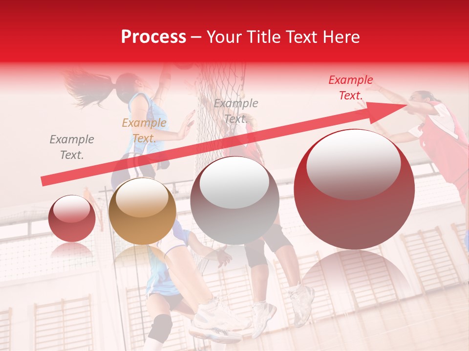 Gym Block Girl PowerPoint Template