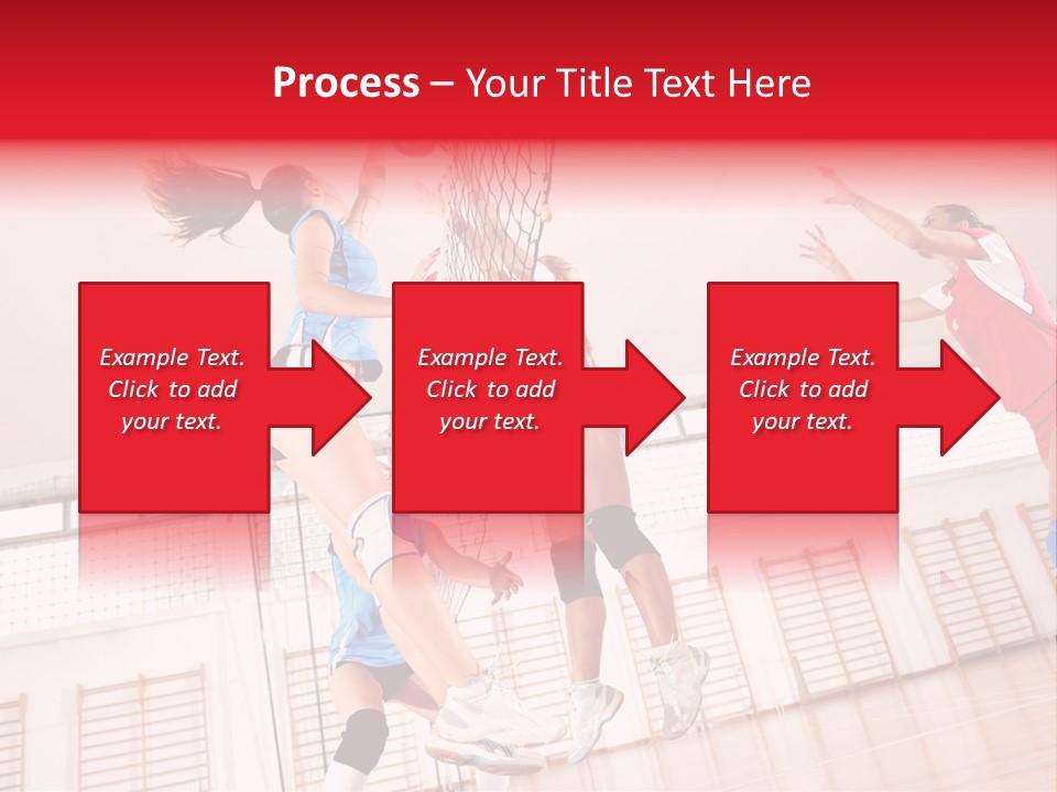 Gym Block Girl PowerPoint Template