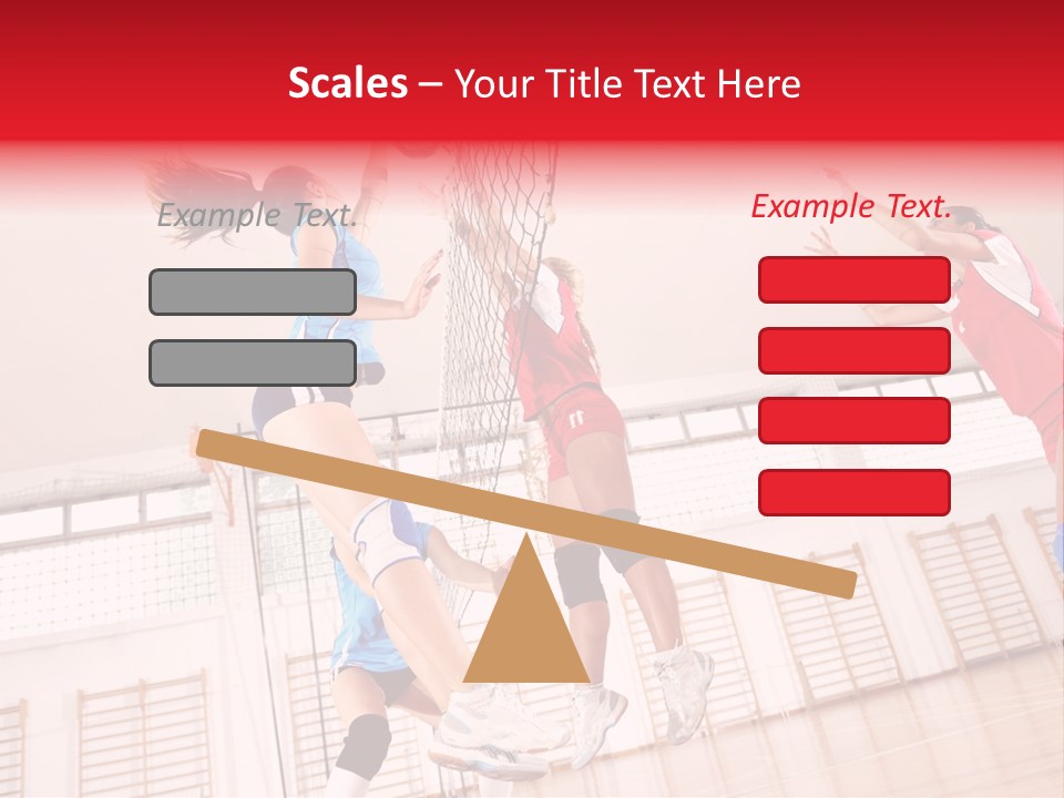 Gym Block Girl PowerPoint Template