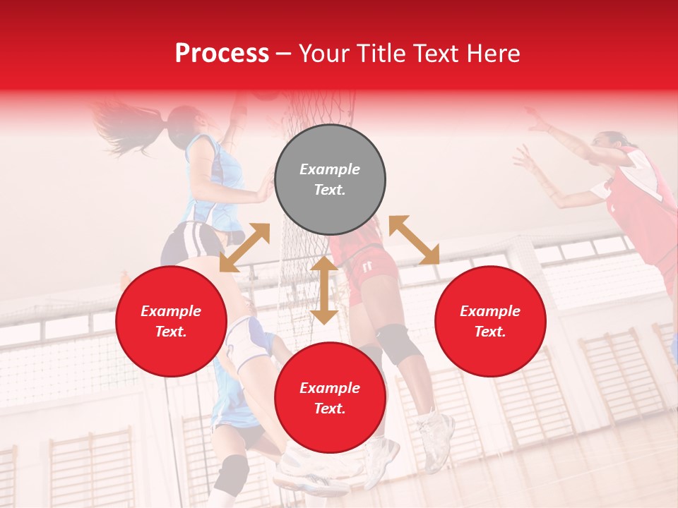 Gym Block Girl PowerPoint Template