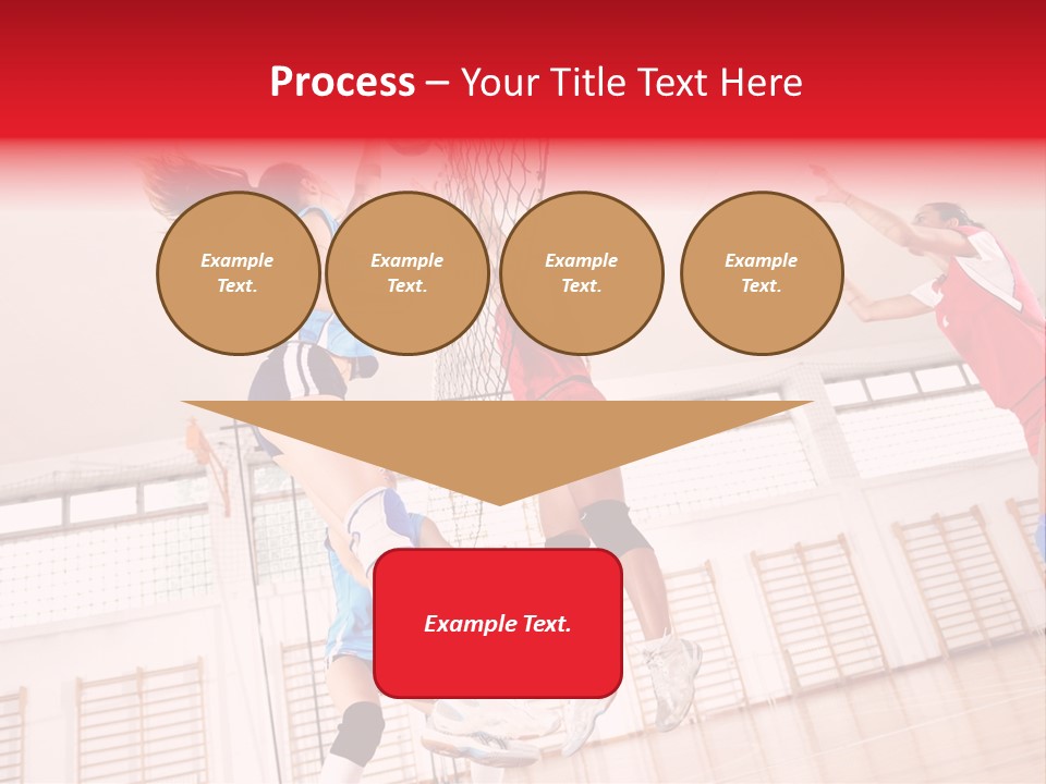 Gym Block Girl PowerPoint Template