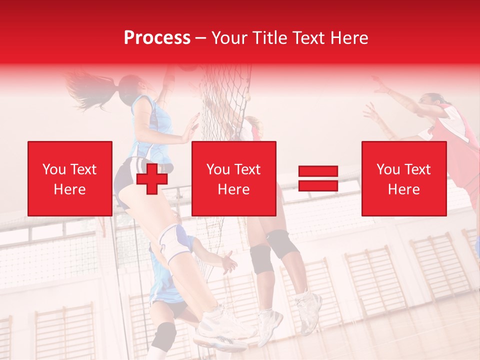 Gym Block Girl PowerPoint Template