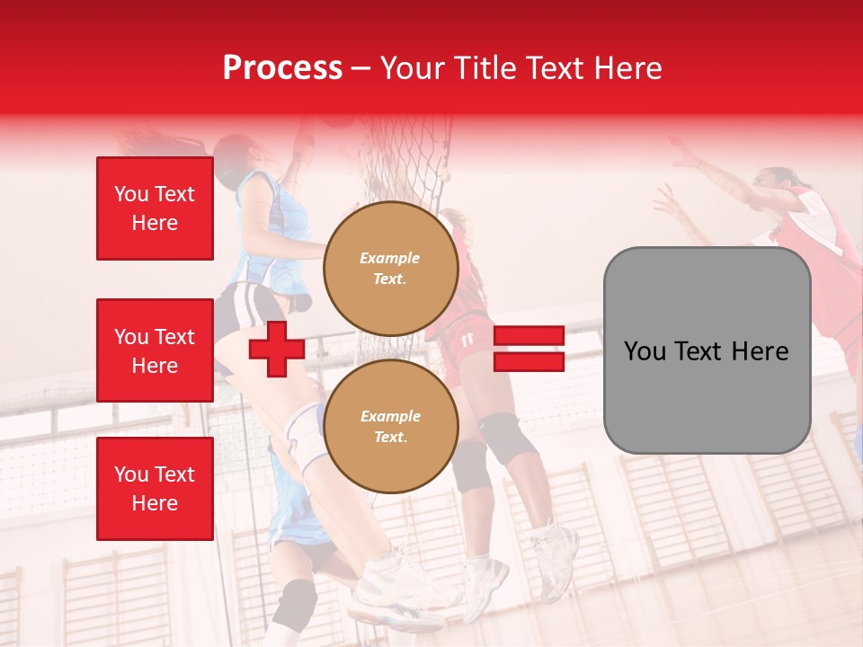 Gym Block Girl PowerPoint Template