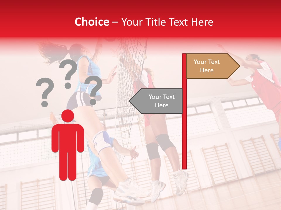 Gym Block Girl PowerPoint Template