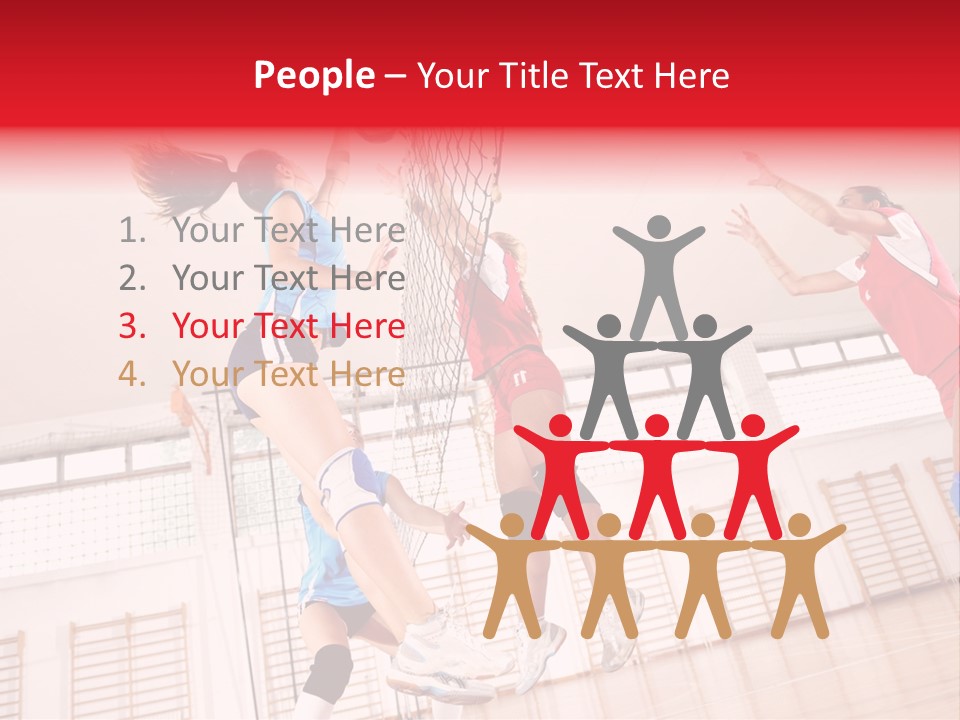 Gym Block Girl PowerPoint Template