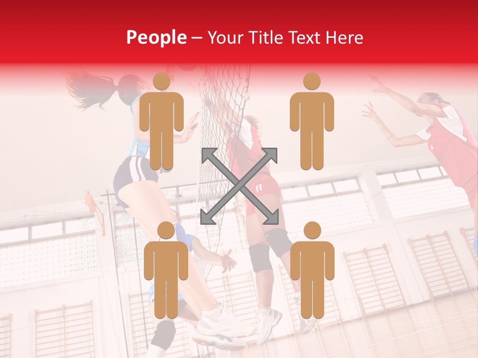 Gym Block Girl PowerPoint Template