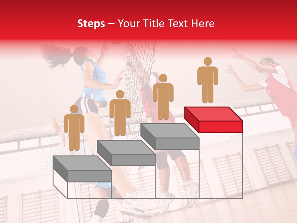 Gym Block Girl PowerPoint Template