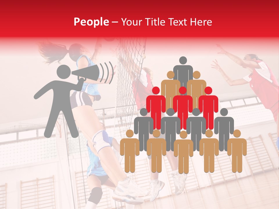 Gym Block Girl PowerPoint Template