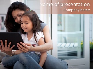 Asian Together Read PowerPoint Template