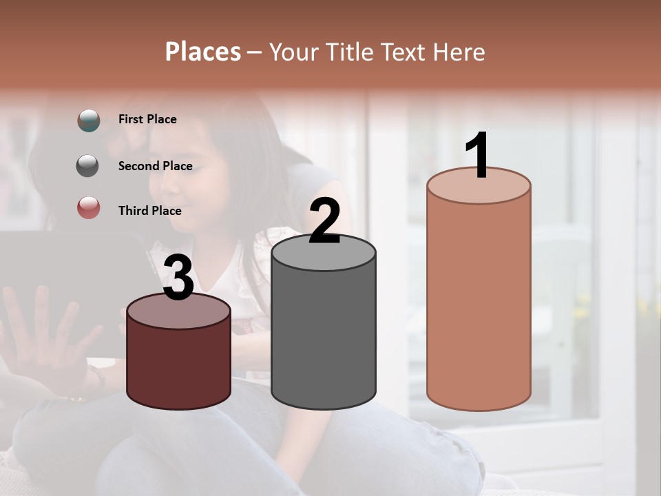 Asian Together Read PowerPoint Template