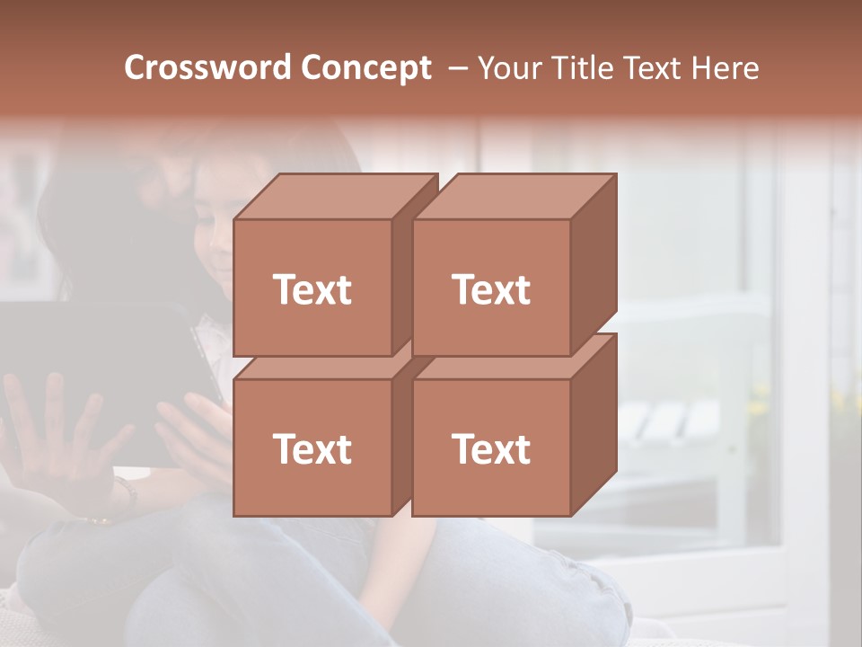 Asian Together Read PowerPoint Template